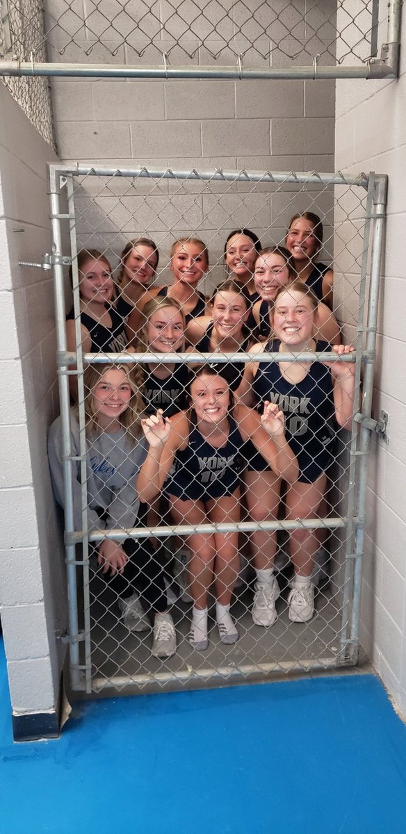 Coach_Kern's tweet photo. Not a day went by this year that someone didn't tell me how much JOY this team provided them. Their contagious, positive energy was reflected on and off the court. It was an absolute honor to coach them. Thank you girls. ♥️ #yorkdukes https://t.co/YvfXY7LKLG