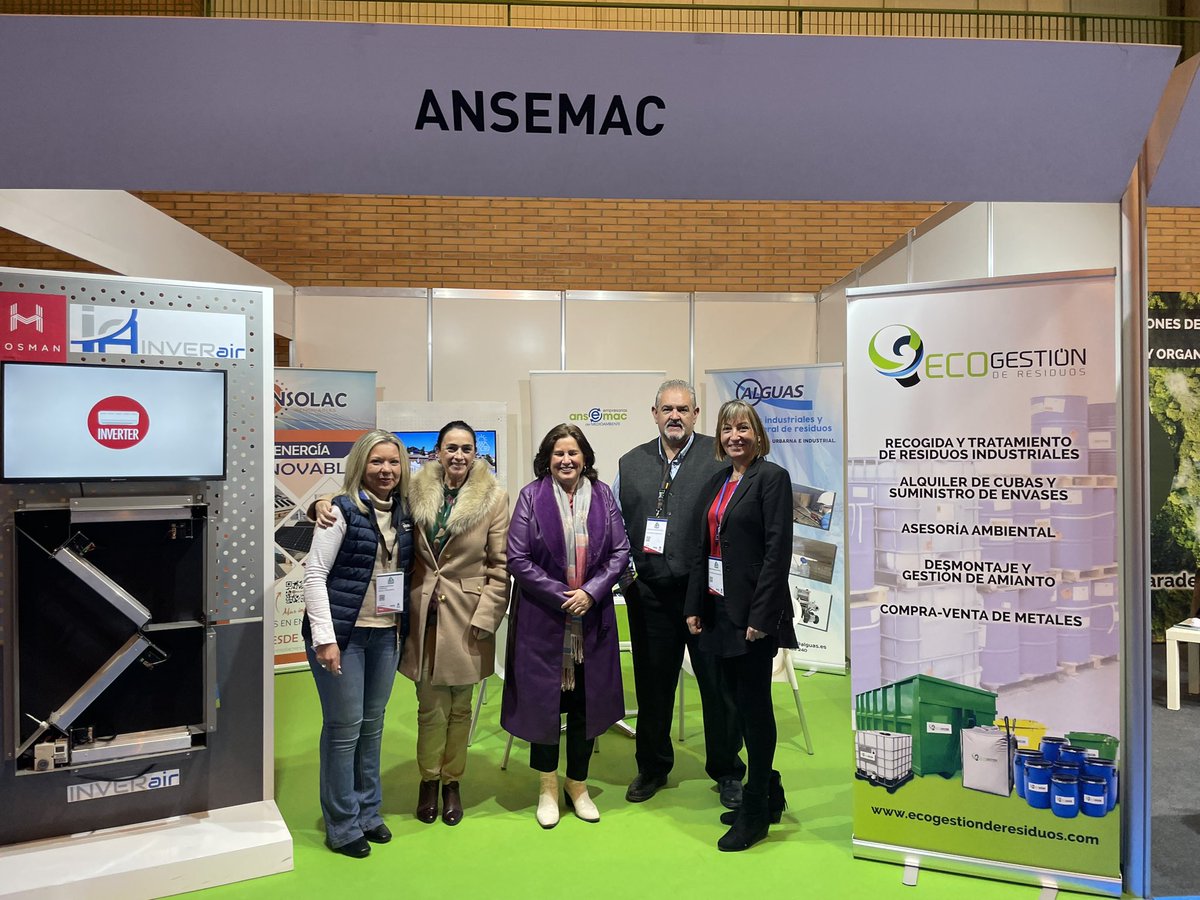 AnsemacAND's tweet photo. ✌️Segunda jornada y última @InsoanAndalucia marcada por una agenda de reuniones, participación en programa de conferencias y encuentros/reencuentros con empresas del sector creando sinergias, alianzas. 
🌳♻️🌎🌱💨💧
Enhorabuena por el éxito a los organizadores. #INSOAN23 Gracias. https://t.co/nhvMtHcOt3