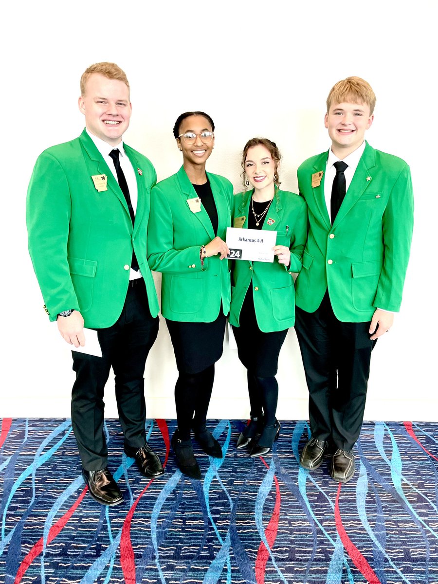 Arkansas4H's tweet photo. Celebrating the 35th inductee class of the Arkansas Ag Hall of Fame β
This event is always a favorite of the #AR4H State Officers because they get to witness the cutting edge work that happens with Ag in the #NaturalState - not a bad Friday!!
#AgInArk #ArkansasAg https://t.co/WytkF3K0Jw