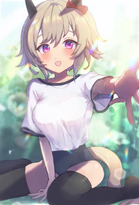 体操服のカレンチャン! #カレンチャン #ウマ娘 