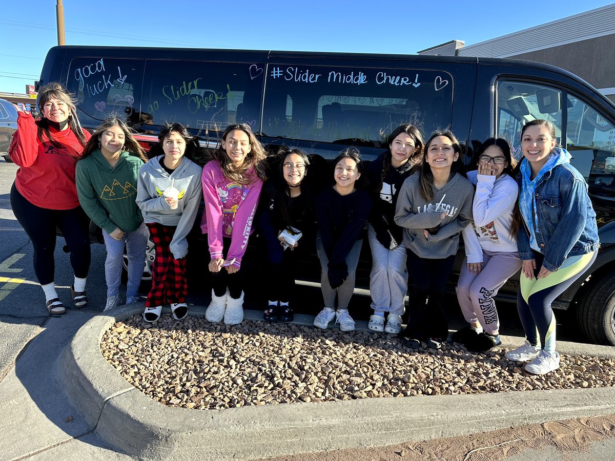 Made it to San Antonio! #SMSCheer <a href="/WDSlider_MS/">Slider Middle School</a> @Blanco_WDSMS