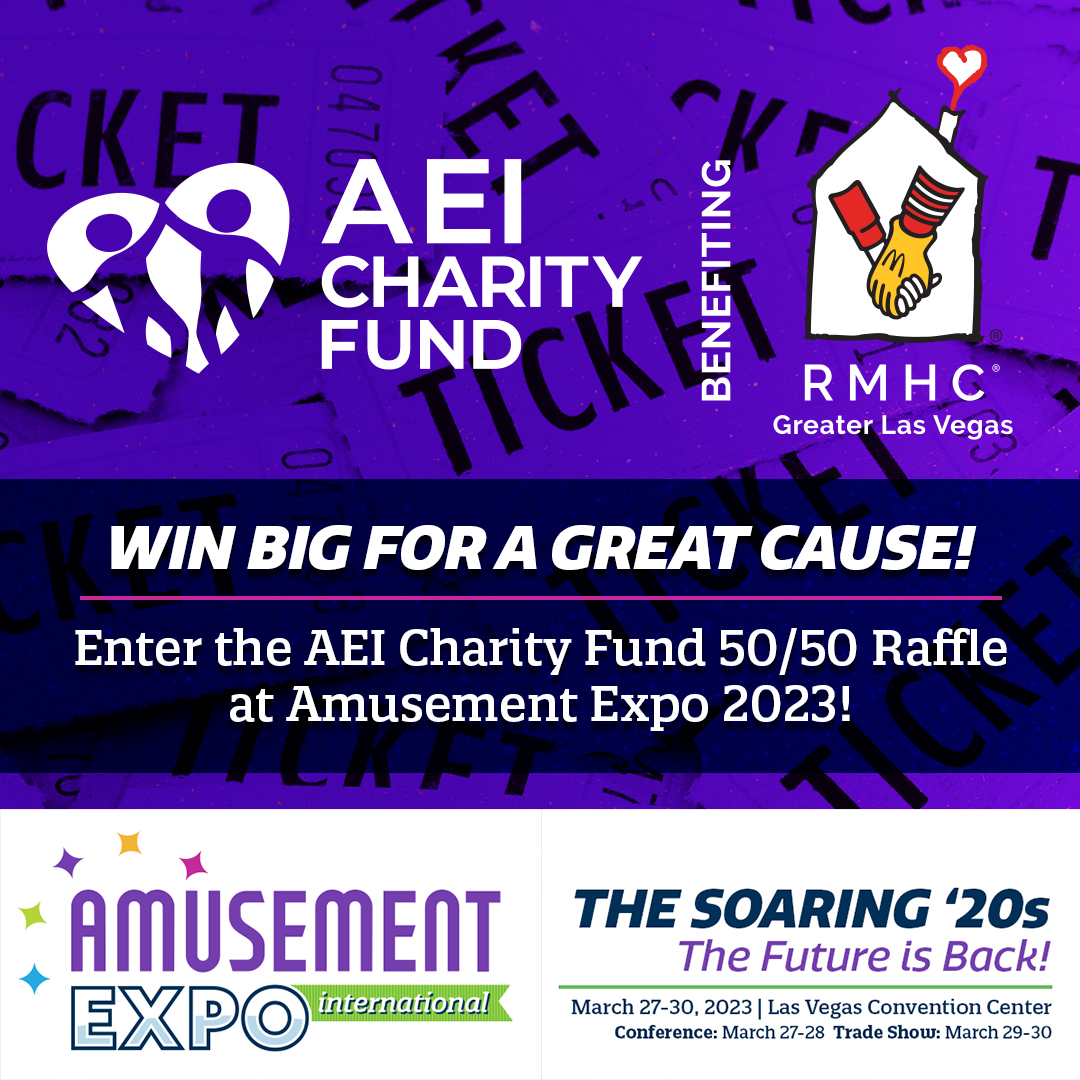 AmusementExpo's tweet photo. This year, the Amusement Expo International is proud to announce Ronald McDonald House Charities of Greater Las Vegas (@RMHCLasVegas) as its 2023 AEI Charity Fund recipient organization!

https://t.co/8iImgGw6FR https://t.co/z5ddt6sMk7