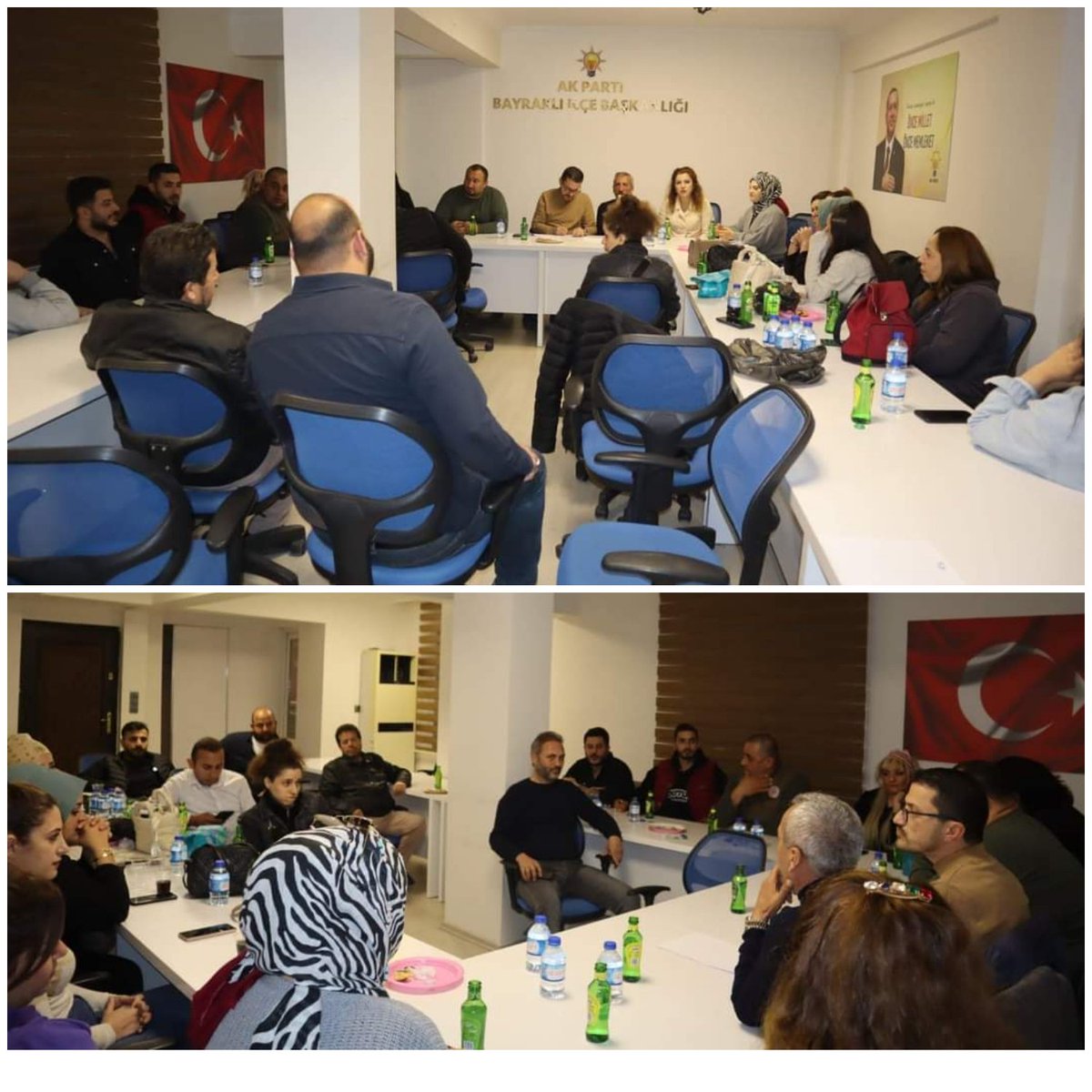 ak_halk's tweet photo. AK Parti İlçe Başkanlığı STHB olarak komisyon üyelerimizin katılımı ile istişare toplantımızı gerçekleştirip,özellikle deprem dolayısıyla ilimize gelen depremzede vatandaşlarımızın ihtiyaçlarını karşılamaya yönelik yaptığımız çalışmaları ele aldık.@avhamzadag @yasarkirkpinarr https://t.co/IXmBT29rUR