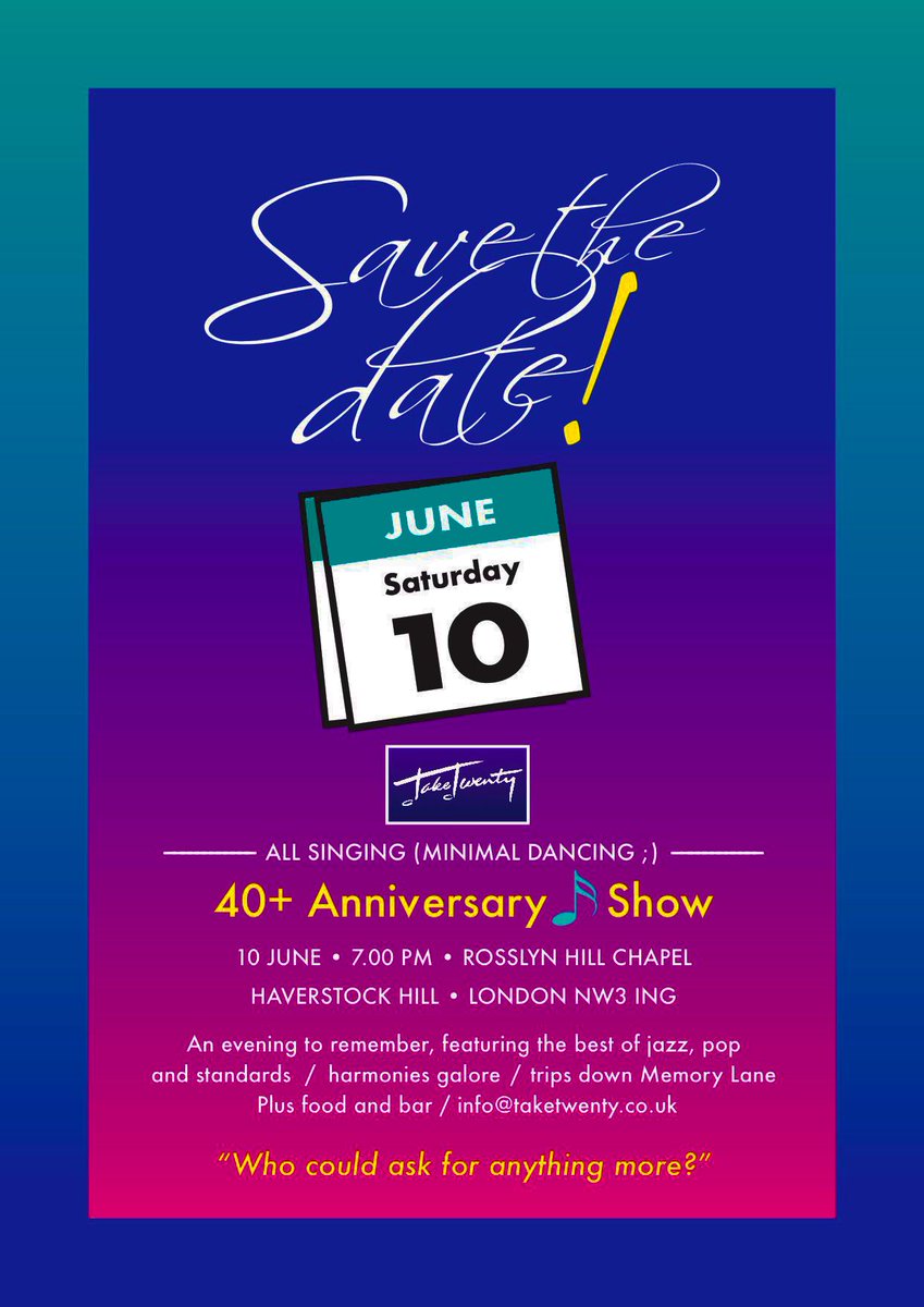 Take Twenty 🎵 tweet media