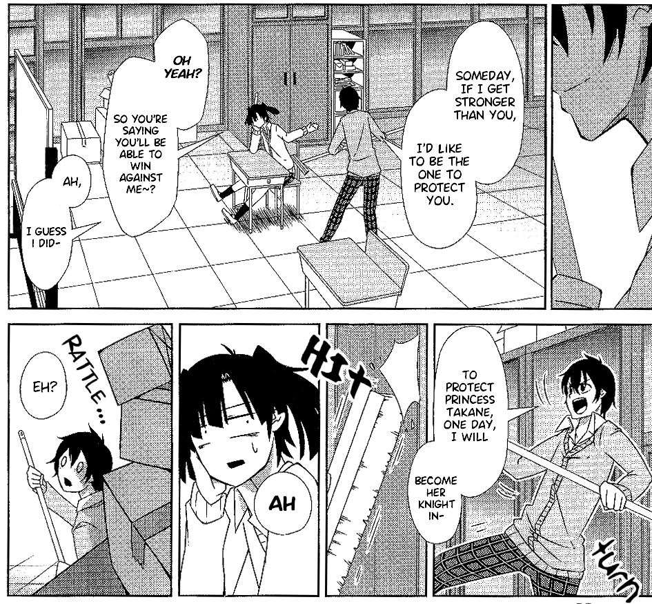 Kagerou project official anthology -Remember-
The Broom Knight and the Bucket Princess by Tori. Translation by pyralisa on tumblr