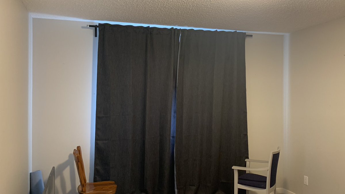 Good quality sleep is necessary for my wife during the daytime #blackoutcurtains