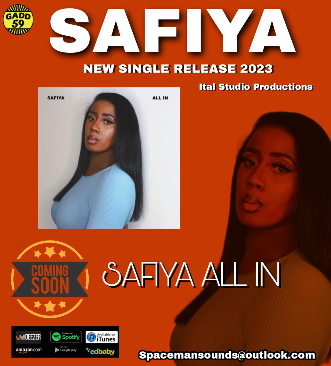 NEW SINGLE SAFIYA ALL IN NOW AVAILABLE AT ITUNES