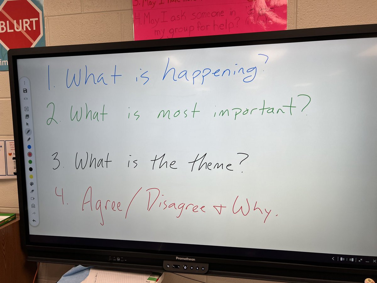 wegener89's tweet photo. While working on poetry set up a process to lead to a theme.  Then have them talk about it. The kiddos really liked working on poetry and writing on the board!  Analyzing poetry can be fun and engaging for all students! https://t.co/xpUZqONWI6