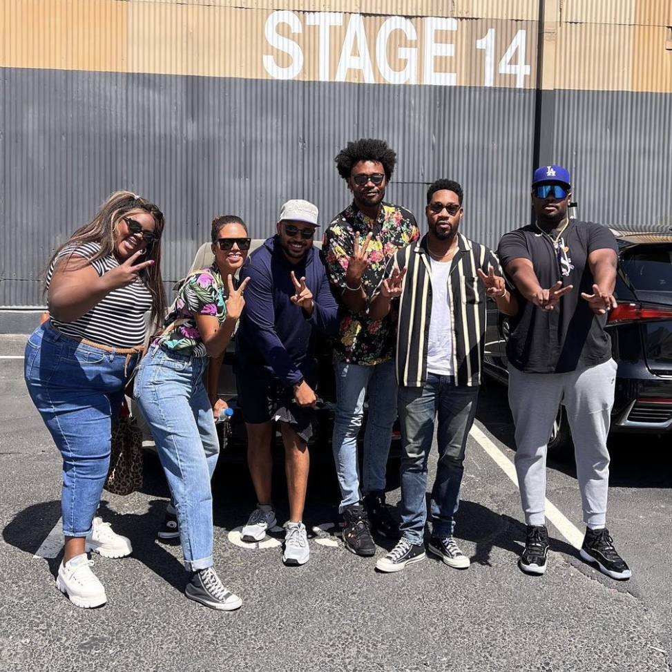 nbc's tweet photo. #GrandCrew season ✌️  drops TONIGHT! 🍷 

Don't miss it at 8:30/7:30c on NBC and streaming on @peacock. https://t.co/CDq8iG5is4