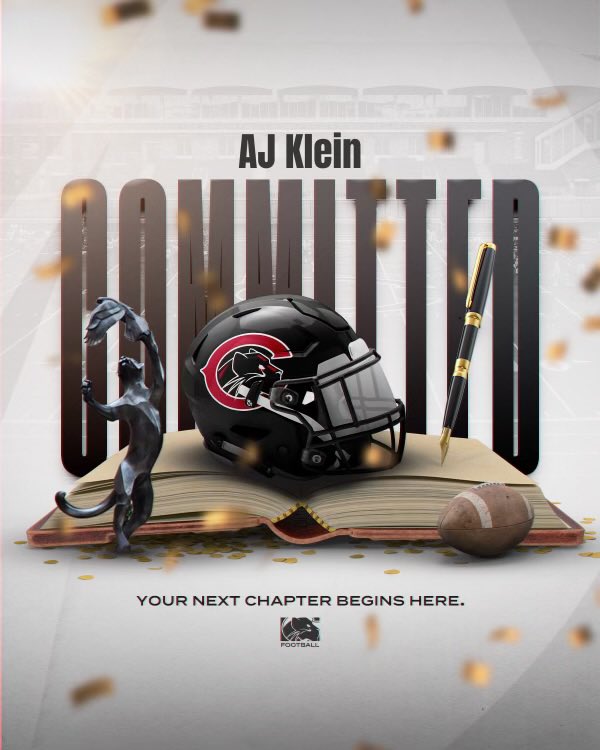 aj_klein23's tweet photo. Next chapter! @Chapman_Fb @CoachSpencerP @CoachArtC @Jamesandrew070 @GoPacerFootball @coachshine99 @JordanJ_ @BrandonHuffman https://t.co/HjUjnGnORU