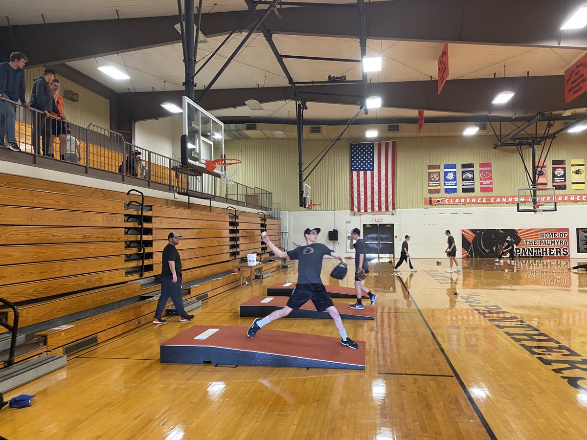 wearepalmyra's tweet photo. PHS Baseball is right around the corner! The boys are working hard. #WEAREPALMYRA https://t.co/A5rTUvElKI