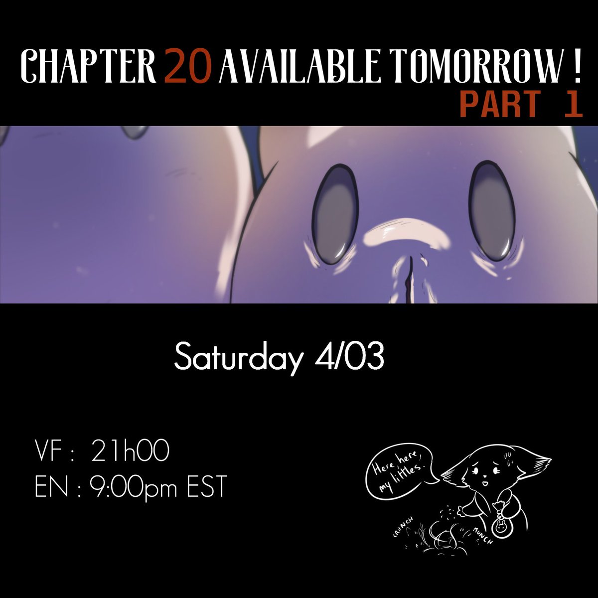 Kaduplis's tweet photo. Episode 20 will be available tomorrow! \(°v°)/

I'm sorry it took so long... aaurrrgh. ._.'

This episode will be split half, the second part will be available next week! :)

#Webtoon #WebtoonCanvas #Kaduplis #Anthro #Furry #Comics https://t.co/0pguv1pwai