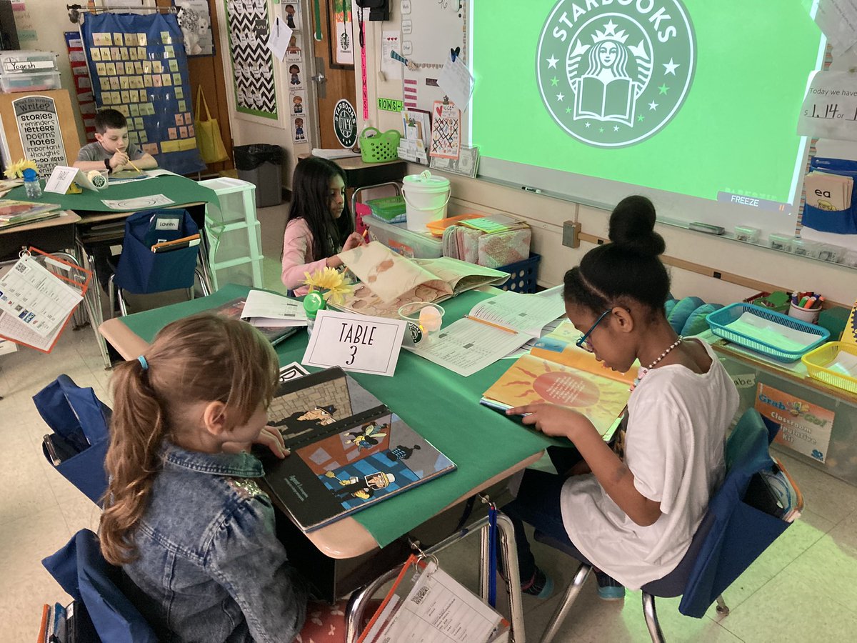 CabeMrs's tweet photo. Read Across America ends… but reading is lifelong! What will we read next? We did some book-tasting today @ our Star Books Cafe! https://t.co/XoxJxXadrE