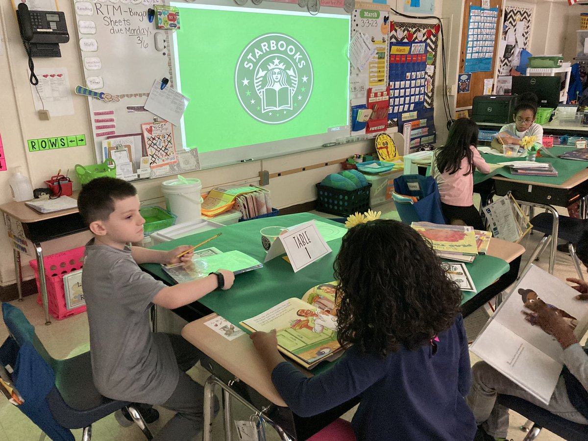 CabeMrs's tweet photo. Read Across America ends… but reading is lifelong! What will we read next? We did some book-tasting today @ our Star Books Cafe! https://t.co/XoxJxXadrE
