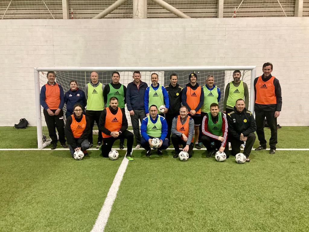 ScotFANorth's tweet image. Player Pathway|  Well done to all the coaches who attended our 4v4/5v5  and 7v7 workshops tonight at Aberdeen Sports Village ⚽️👍 #ScottishFACoachEd #letthemplay