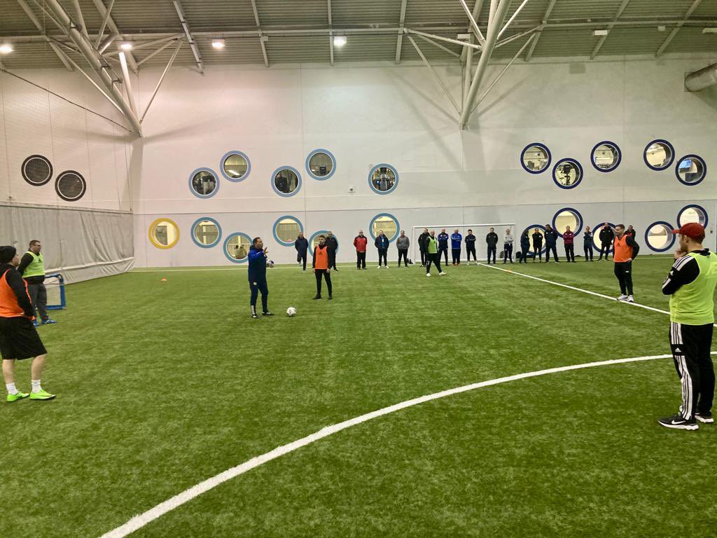 ScotFANorth's tweet image. Player Pathway|  Well done to all the coaches who attended our 4v4/5v5  and 7v7 workshops tonight at Aberdeen Sports Village ⚽️👍 #ScottishFACoachEd #letthemplay