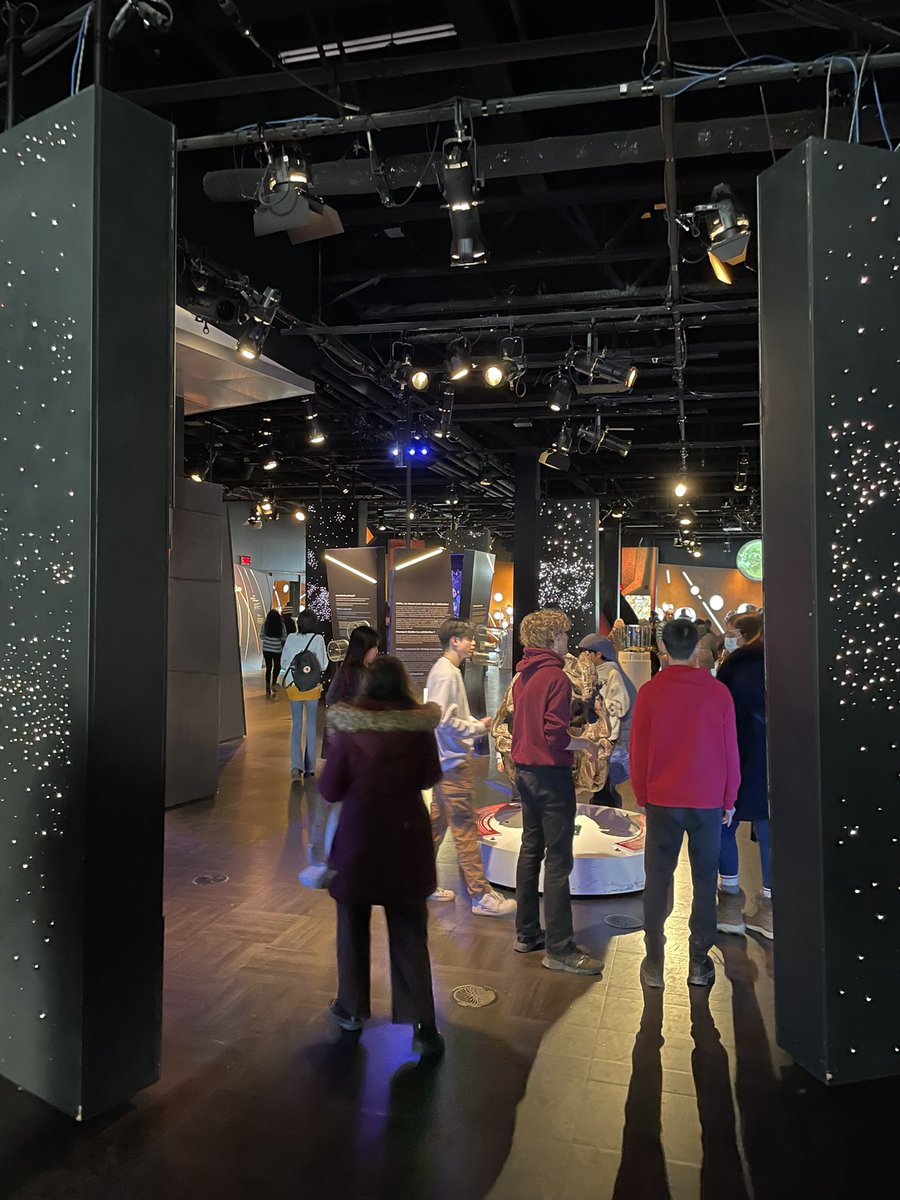 BHSS_Science's tweet photo. Next up! The Planetarium! We explored the two-way relationship between humans and ice during  an immersive dome projection, Worlds of Ice. The story, told by Beatrice Deer, brought an Inuit lens to biology, chemistry, astronomy, and earth science. https://t.co/7NYAxRHB4O