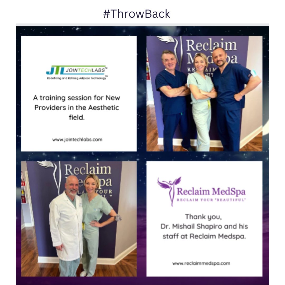 jointechlabs's tweet image. #throwbackpost 
Dr. Nathan Katz, CEO of Jointechlabs Inc., held an interactive training for the Chicagoland #Aesthetic Providers at #ReclaimMedSpa last year in March. 

For their expertise and support, we are grateful to Dr. Mishail Shapiro &amp;amp; his staff at Reclaim MedSpa, Chicago.