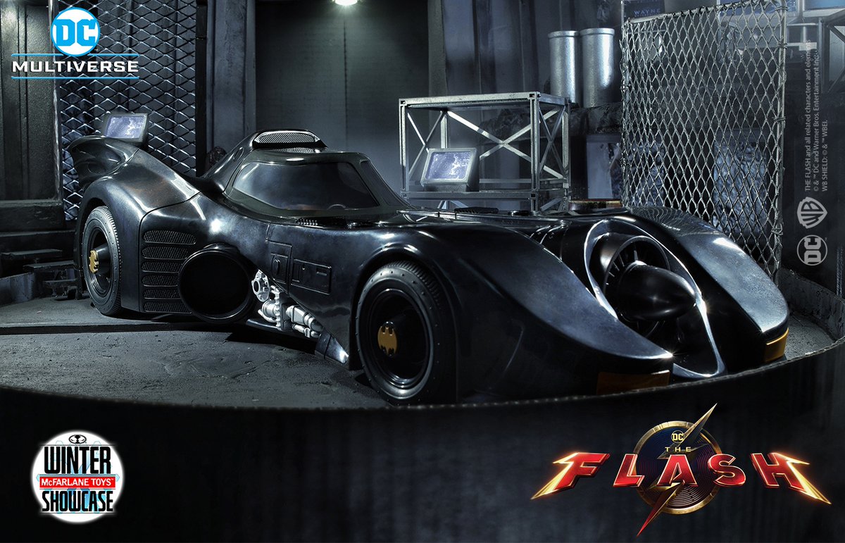 NearMintFanboys's tweet photo. We're going to need a bigger toy shelf! 

#TheFlash #Batfleck 
#Batman89 #ImBatman
#TheBatmobile #McFarlaneToys 
#McFarlaneToysWinterShowcase https://t.co/ew3Q7y38th