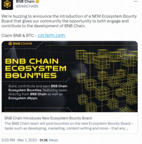 Choukrimar's tweet photo. @carlmoon @elonmusk #BNB is going to the moon... https://t.co/nNWxcenB9R