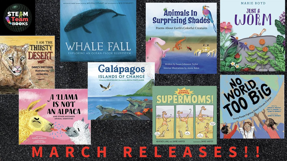 March is STEAMING right along! @UrbanMuseWriter @mstewartscience @LeslieBulion @MarieBoydAuthor @keila_dawson @FictionNotes @hblang @jharper_art @KarenJameson15 @rhstadtlander @LornaScobie @JeanetteBradley @lindsayhmetcalf  #STEMeducation