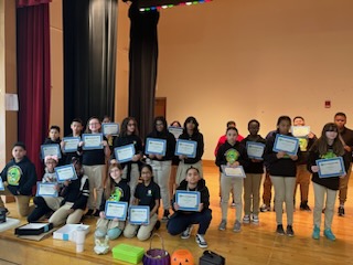 BSTEM5thgrade's tweet photo. 5th Grade Student of the Month Assembly for February! So proud of our 5th grade students! Keep up the great work Nerdy Birds! 🤓 @BSTEMhartford @PrincipalBSTEM https://t.co/LQIOWP9hLt