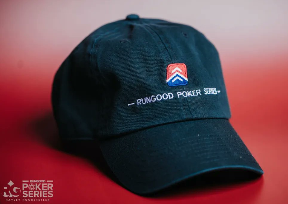 We're giving away two of these great <a href="/RGPokerSeries/">RunGood Poker Series</a> hats later today - each comes with a donation to <a href="/OpGratitude/">Operation Gratitude</a> to provide care packages to troops overseas.

Like us and RT this for today's giveaway taking place at 6 pm.
Must be present in the tournament arena to win.