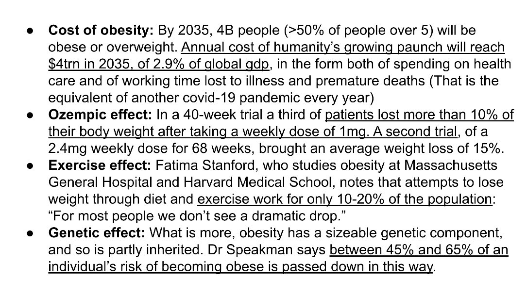 Trung Phan on Twitter "GLP1 drugs (like Ozempic) were originally made