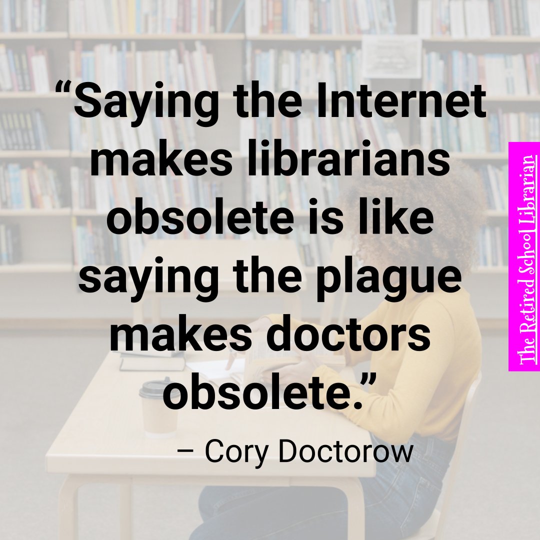 #Corydoctorow does have a good point.

 #readingcommunity #teachercommunity #librarytwitter
#writerscommunity #theretschlib