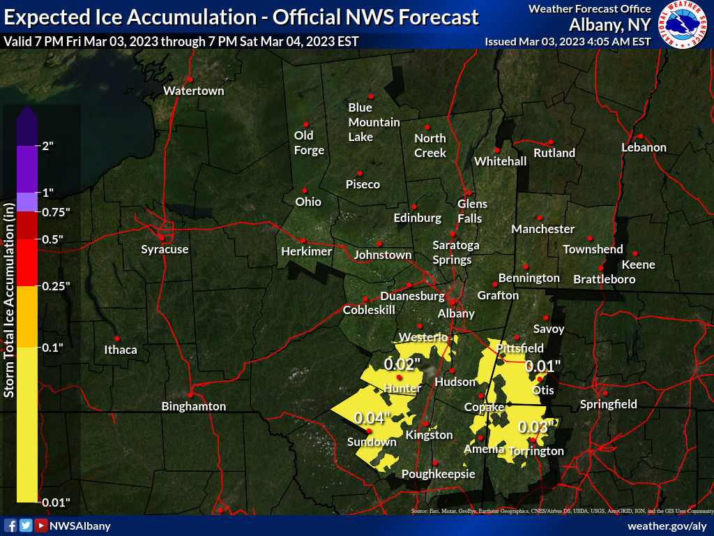 NWS Albany on Twitter "[Updated 555 pm] As the Winter Storm is set to