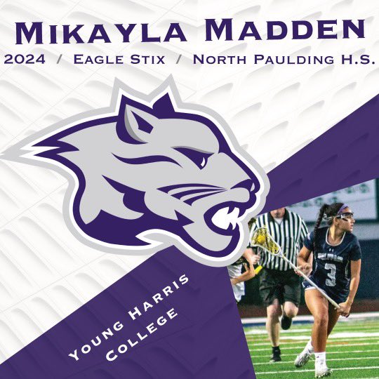 Congrats to 2024 Mikayla Madden from North Paulding HS on her commitment to Young Harris.