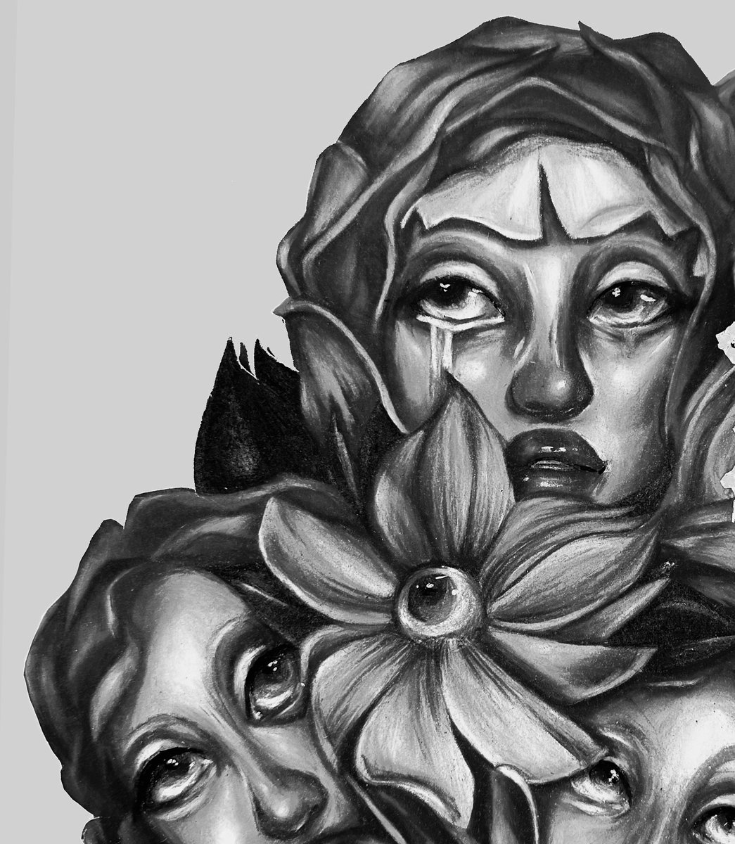 Tears are like rain drops that help u grow 🖤