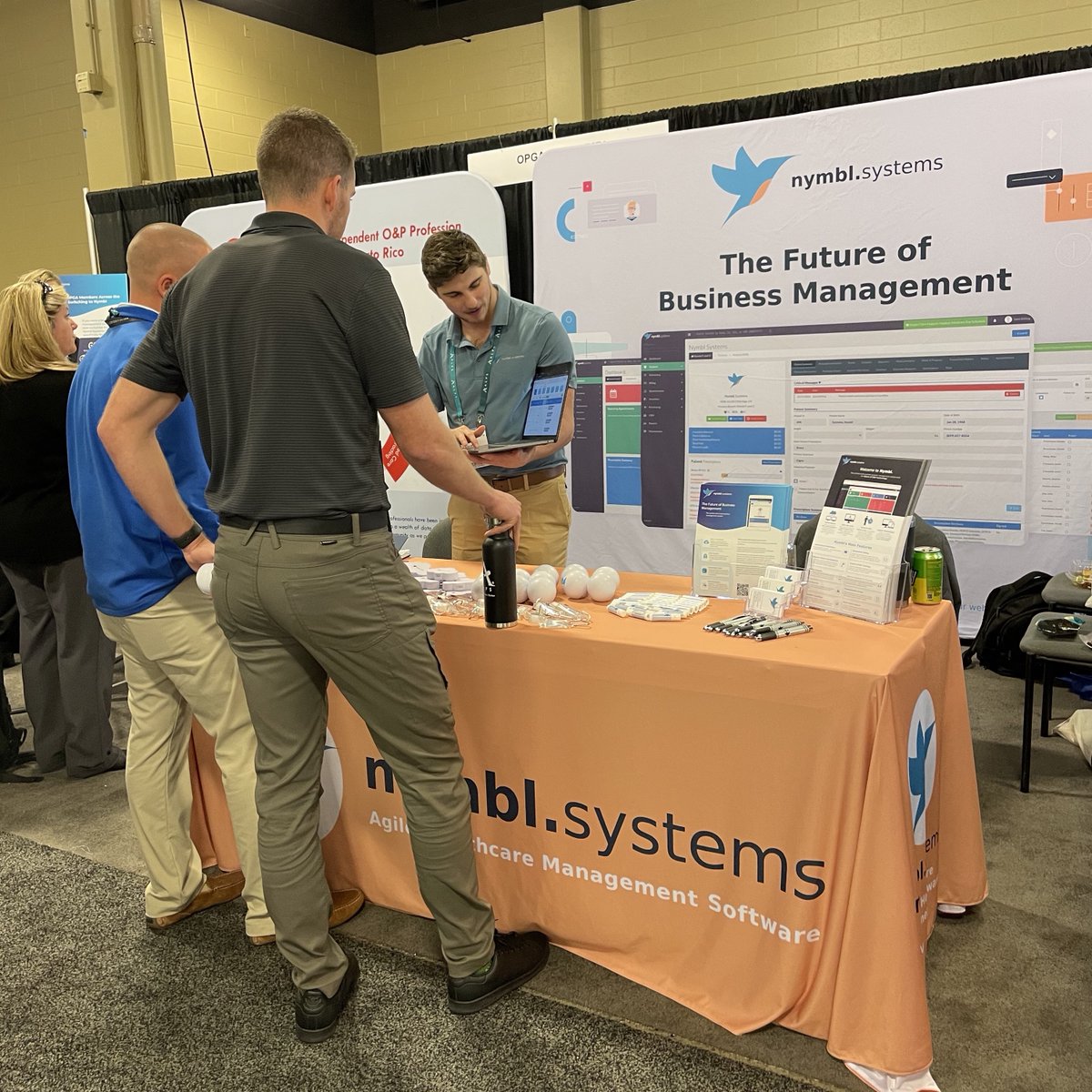 We had a great time exhibiting at the 49th annual Academy conference! Thanks to everyone who stopped by our booth to learn more about Nymbl!

#AAOP2023 #conference #oandp #orthotics #prosthetics #practicemanagement