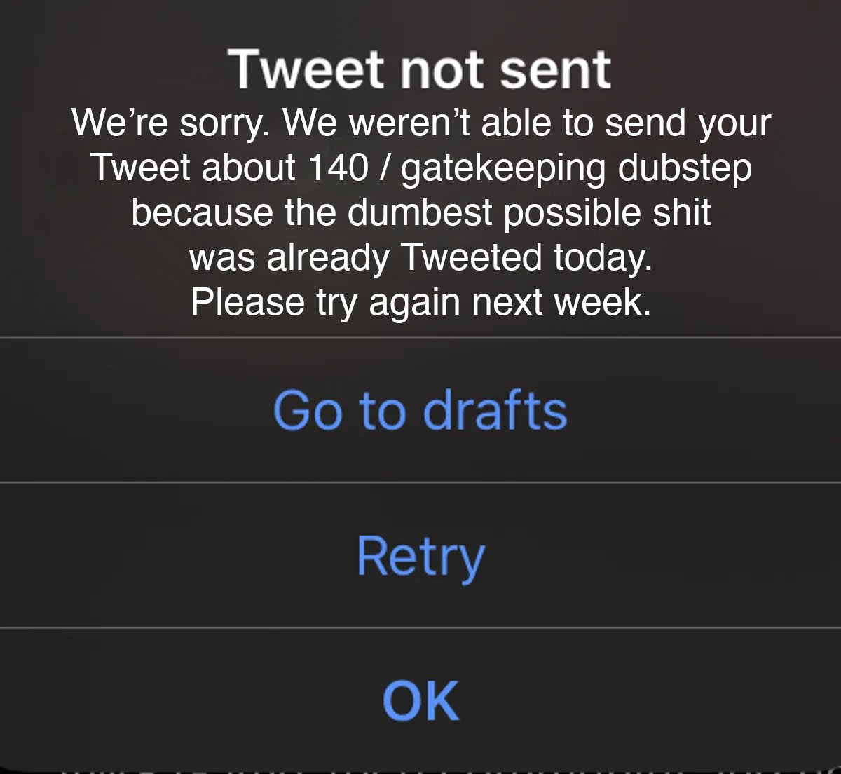 TheUntzFestival's tweet photo. wtf new Twitter limit smh https://t.co/SCb7FGPhu8