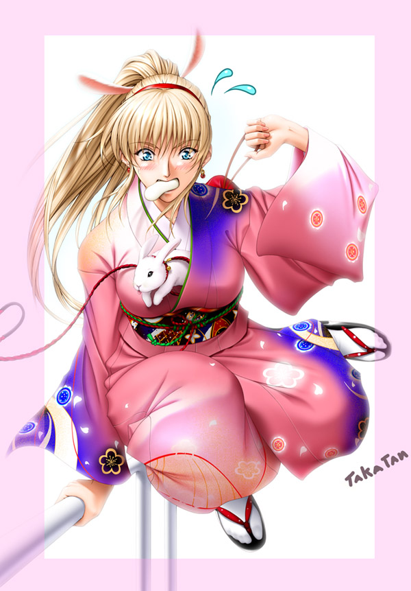 昨日は兎の日だったらしいよ。🐇
ってことで昔年賀で描いた兎さん。
今見ると何で餅咥えてるのか?妙に目が離れてるなとか頭の耳は何?とか気になる木。🌳
ちなみに家でびりぽんを飼う前はウサギさん飼ってましたね。
名前は「ミミ」
十数年生きましたが最後は老衰で亡くなりました。

#うさぎの日 