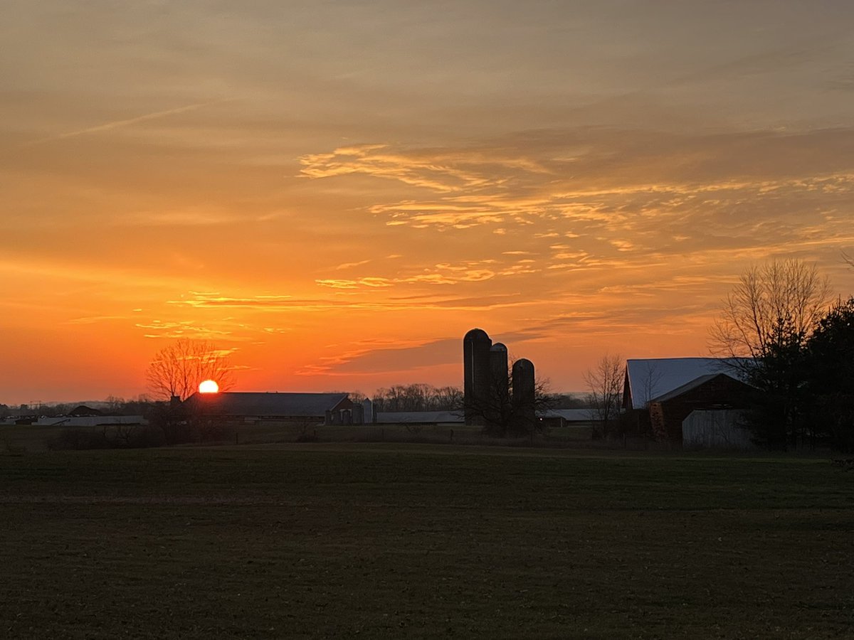 Country sunrise #country #sunrise #sunrisephotography #Pennsylvania #yorkcountypa