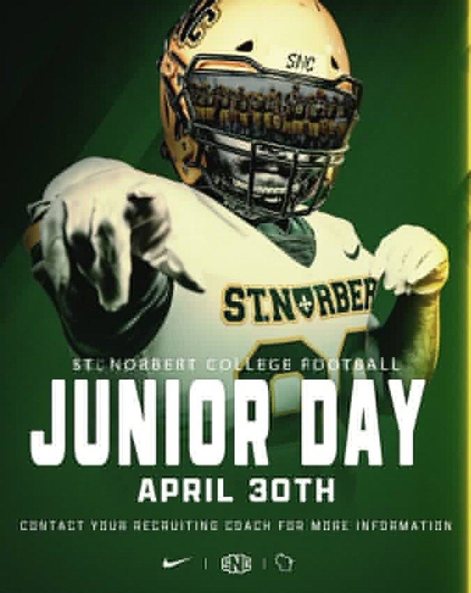 Kaydin Lujan (@kaydinlujan) on Twitter photo Grateful to be invited to <a href="/SNCfootball/">St. Norbert Football</a> junior day!!
<a href="/d_coop1/">Dennis Cooper</a> <a href="/donmaslinski/">don maslinski</a> <a href="/CharlieDrewek/">Charlie Drewek</a> Grateful to be invited to <a href="/SNCfootball/">St. Norbert Football</a> junior day!!
<a href="/d_coop1/">Dennis Cooper</a> <a href="/donmaslinski/">don maslinski</a> <a href="/CharlieDrewek/">Charlie Drewek</a>