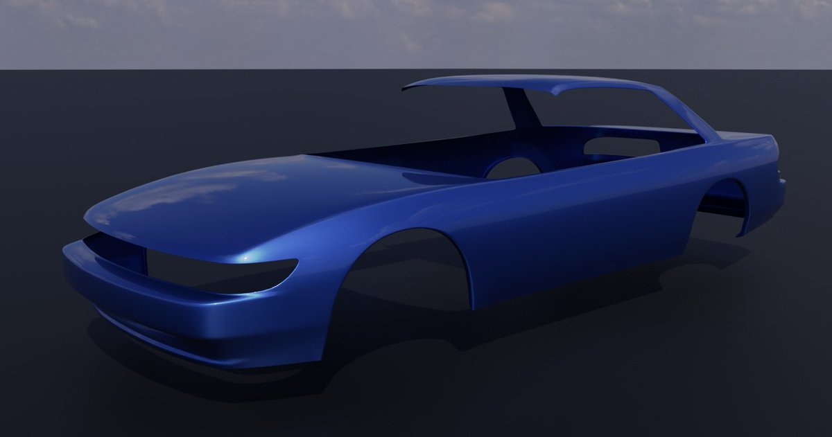 Started modeling a new car today! :D