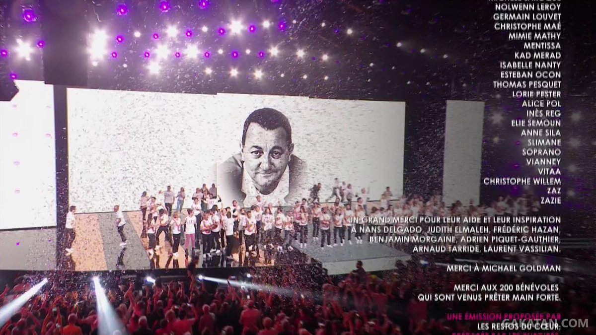 #LesEnfoires #Enfoirés2023 fin du show sur TF1, encore un excellent moment. N'oubliez pas, sur le DvD il y a le concert intégral ! #OnCompteSurVous #1Dvd17repas