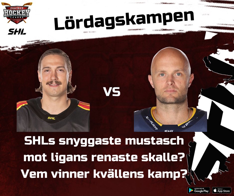 Brynäs slåss mot HV om att undvika kval!
Kvällens duell avgörs av dessa HÅRt jobbande kämpar. Björninen är Brynäs bäste poängplockare mot HV med 2p och Billins är HVs dito med 3p mot Brynäs. 
Vem tar skalpen ikväll och får med sig flest poäng hem?