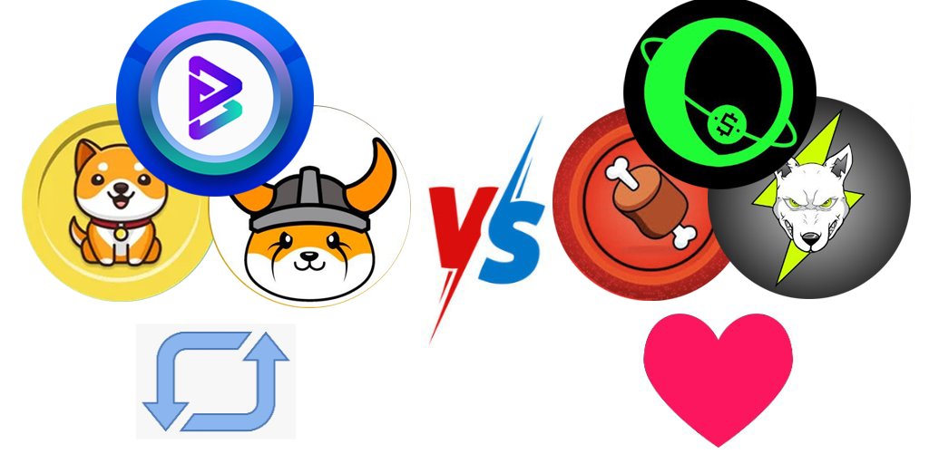 Choose you Team !
Team 🅰️                  Team 🅱️
#BRISE                    <a href="/dollarmoonio/">DollarMoon</a> 
#BABYDOGE         #BONE 
#Floki                        #VOLT 

 🔄for Team 🅰️
 ❤️for Team 🅱️

👉Rt &amp; Follow <a href="/BSCGemsAlert/">🚨BSC Gems Alert🚨</a> #BSCGemsAlert