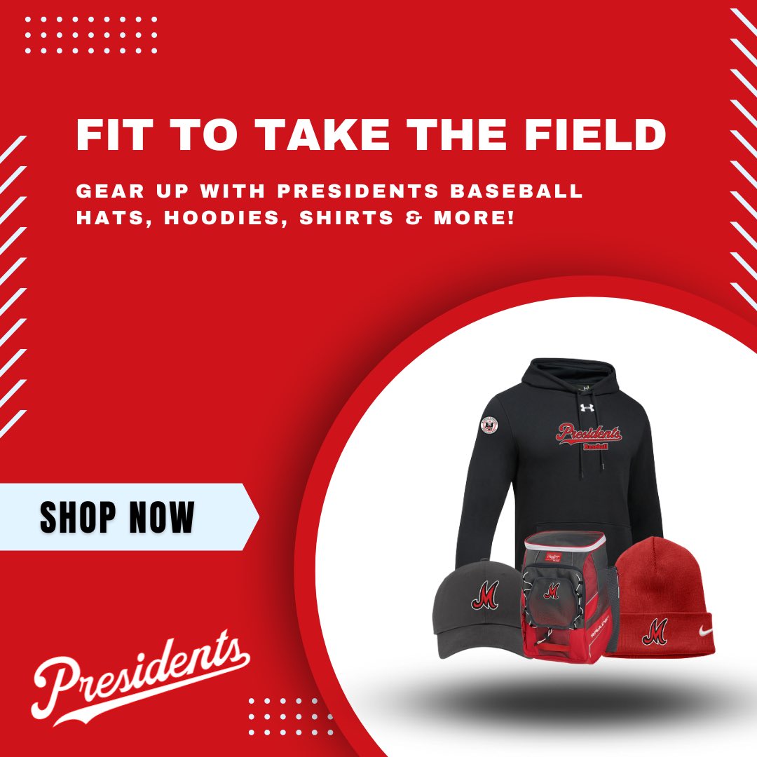 Our online store is now open. Gear up with Presidents hats, hoodies, shirts and more! Check out our store by clicking the link below: 

hardingbsb.itemorder.com