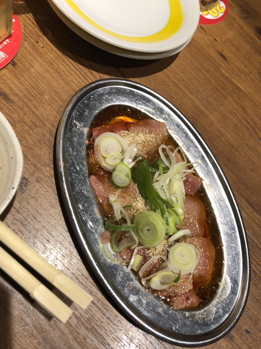 大好物のレバ刺し😍