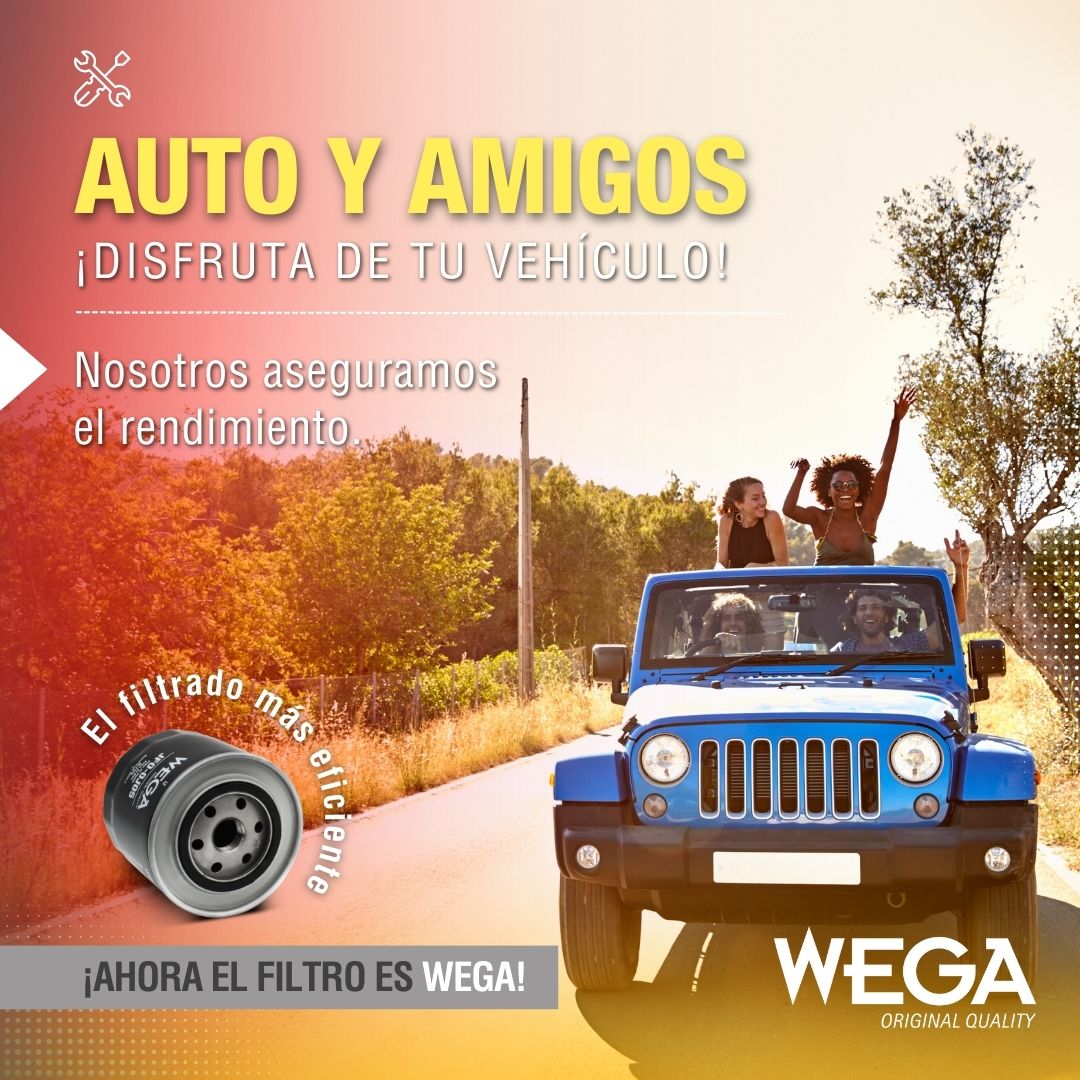 wegaparaguay's tweet photo. 🚗 Ese viaje en auto con amigos, una experiencia que tenés que vivirla. 🛣
Disfrutá de tu auto y de momentos únicos, WEGA asegura su mayor rendimiento.

¡Ahora el filtro es WEGA! 🔺 https://t.co/eKggelMKsH