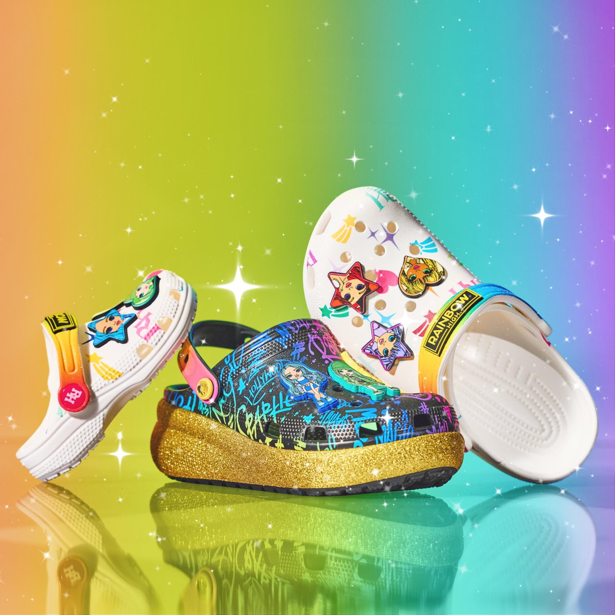 Foot Locker on Twitter "Crocs x Rainbow High coming 3.8 exclusively to