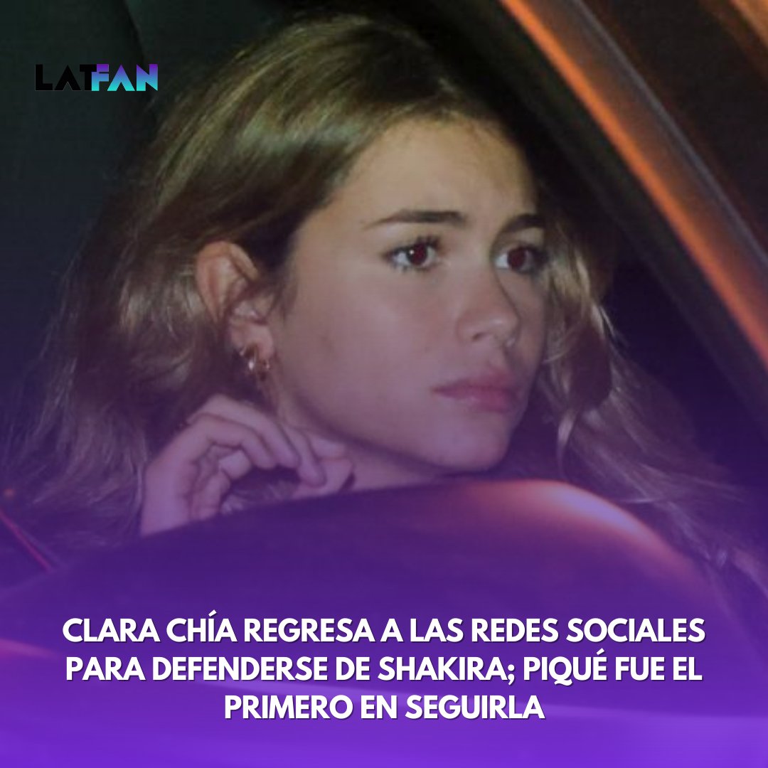 latfan_com's tweet photo. Clara Chía decidió mantener su contenido en privado para evitar que cualquier persona tenga acceso a su perfil y pueda ser acosada por los fans de Shakira. https://t.co/FyeNNwXse3