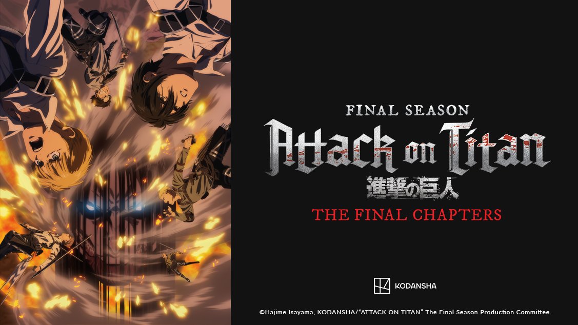 crunchynoticias's tweet photo. 📰 1º episódio de Attack on Titan Final Season THE FINAL CHAPTERS já está disponível na Crunchyroll

Saiba mais em: https://t.co/lRxYuXF7Ge https://t.co/ZRGlkWNDTp