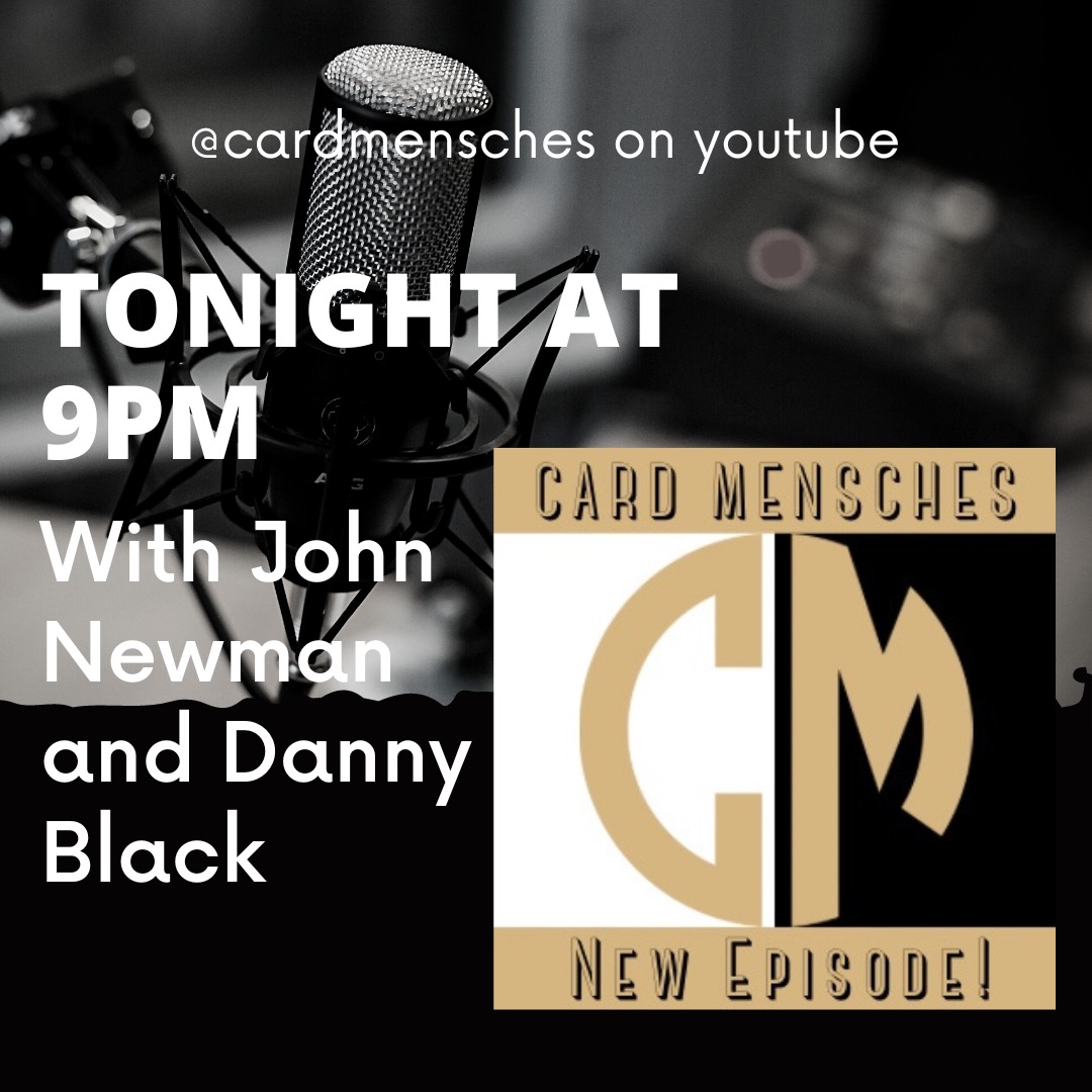 SportsBalt's tweet photo. Join @Sportscardnati1 and myself tonight, LIVE at 9pm. We'll be talking @Fanatics and more on @CardMensches on YouTube
Link in Bio
#thehobby #toppsconference #whodoyoucollect #collect #mensch #sportscards @SlabStat @waxstat @centerstagehq @sgcgrading https://t.co/AbkJIGoLSo