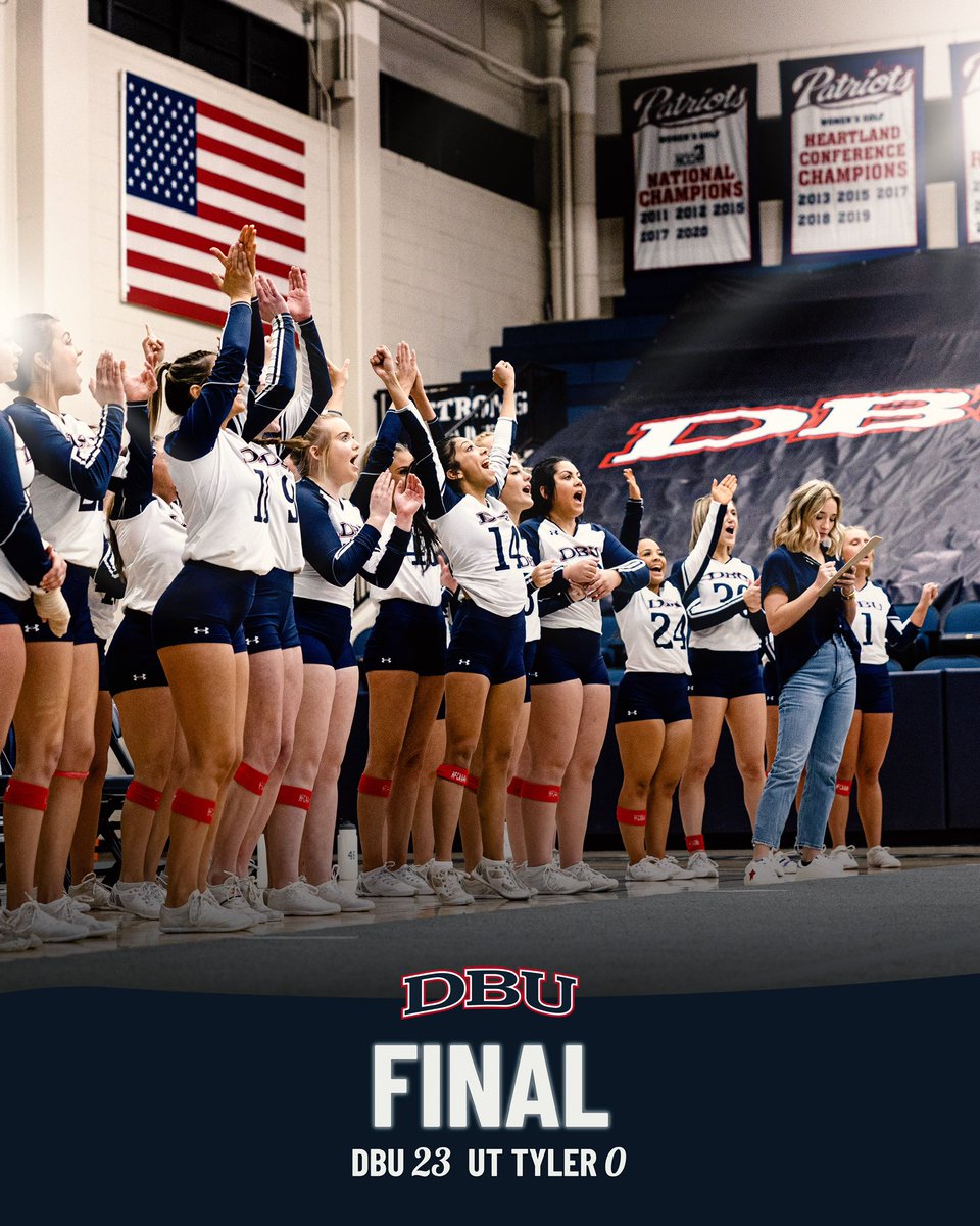 First shut out of the season 👊 Great first day of competition, Pats! 

#Champions4Christ