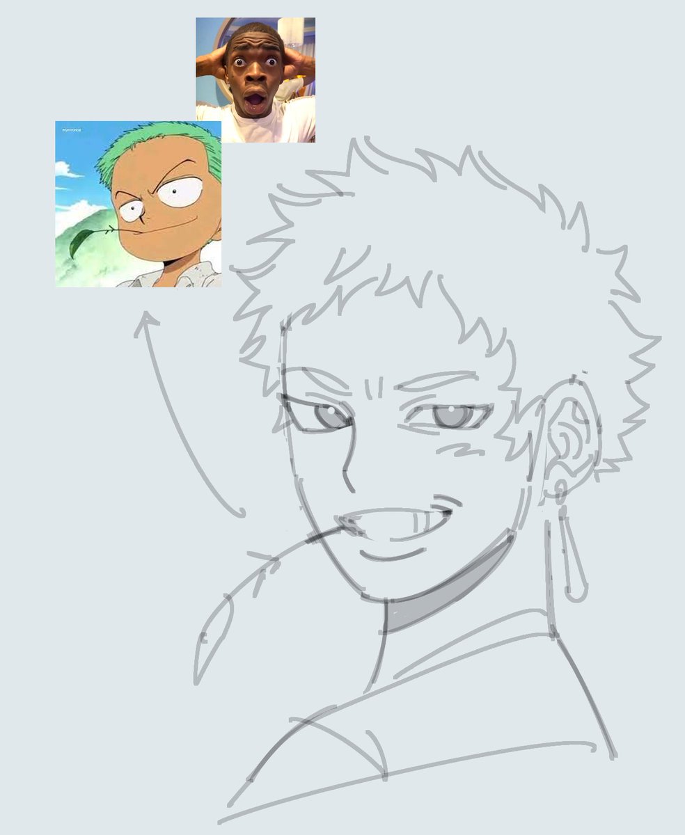 starr_void's tweet photo. drew zoro's parents just bc, and i tried matching the drawings to the silhouettes as best as i could
but when it comes down to personal preference i'd think terra would look better with shorter hair 🙄 https://t.co/u63KvJqxC0